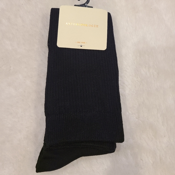 Black Over-the-Knee Socks - Picture 2 of 3